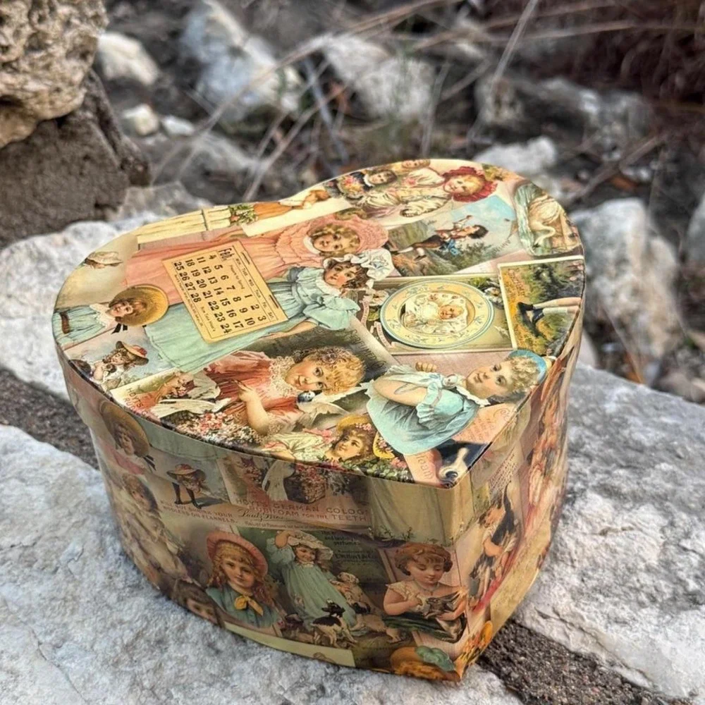 Vintage Decorative Heart Box